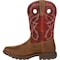 Rocky Waterproof Western Boot, 9 M, Leather, 11 in H, Tan Red RKW0316 - alternate 5